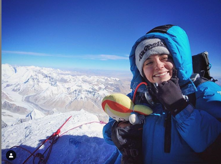 Ayesha: a mais jovem brasileira a chegar no topo do Everest.
