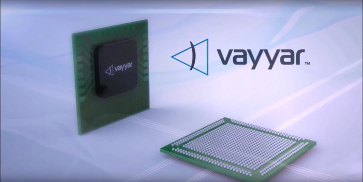 O chip desenvolvido pela empresa Vayyar Imaging