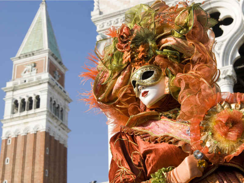 O Carnaval de Veneza é uma dos mais tradicionais do mundo