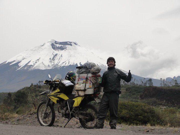  Robinson já fez uma viagem solitária de 150 dias e 25 mil km por grande parte da América do Sul.