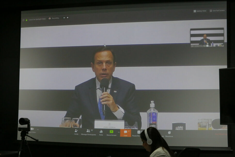 Governadores se reuniram em teleconferência com o presidente da Câmara, Rodrigo Maia