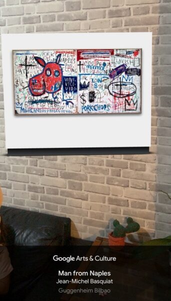 Ops, tem um quadro do Basquiat na minha sala!
