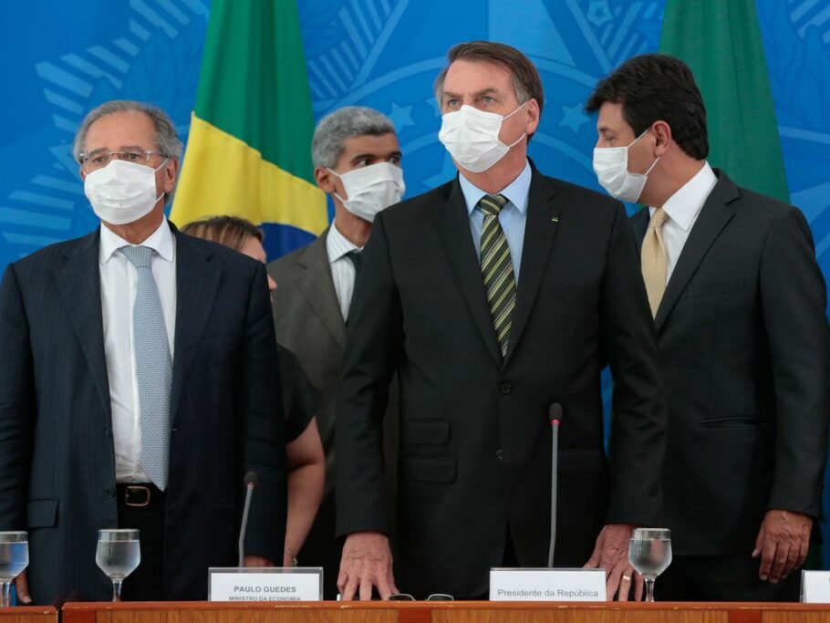 Coletiva à imprensa do Presidente da República, Jair Bolsonaro, e Ministros de Estado