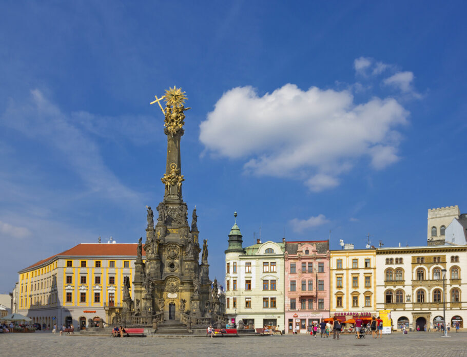 Coluna da Santíssima Trindade de Olomuc, na República Tcheca, é a mais linda de todas
