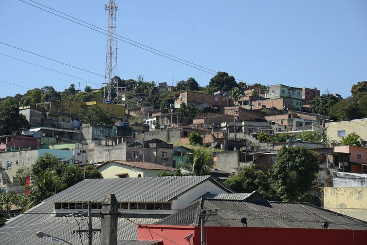 Cidade de Queimados, na região metropolitana do Rio de Janeiro, uma das mais violentas do Estado