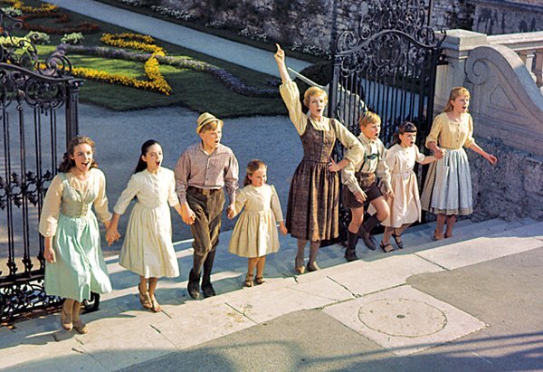 Cena do filme “A Noviça Rebelde”, de 1965