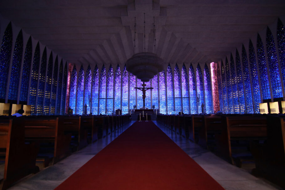 Interior do Santuário Dom Bosco, em Brasília