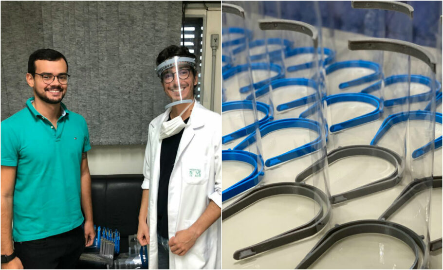 O engenheiro mecânico vai doar máscaras a outros hospitais de São Paulo