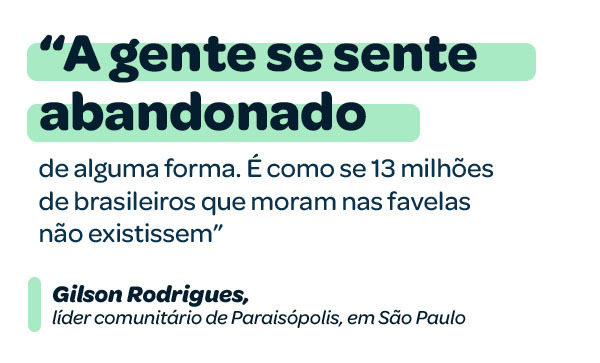 "A gente se sente abandonado", diz Gilson Rodrigues