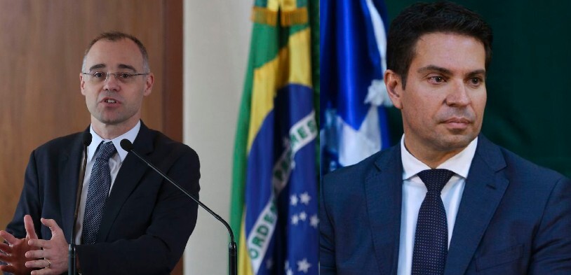  O novo ministro da Justiça, André Mendonça, e o novo diretor-geral da PF, Alexandre Ramagem