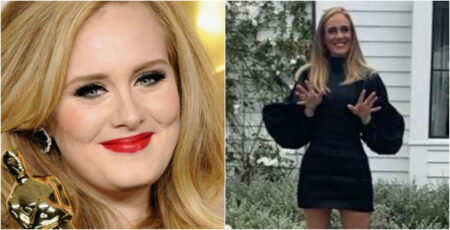 Adele no antes e depois de emagrecer ao longo dos últimos anos