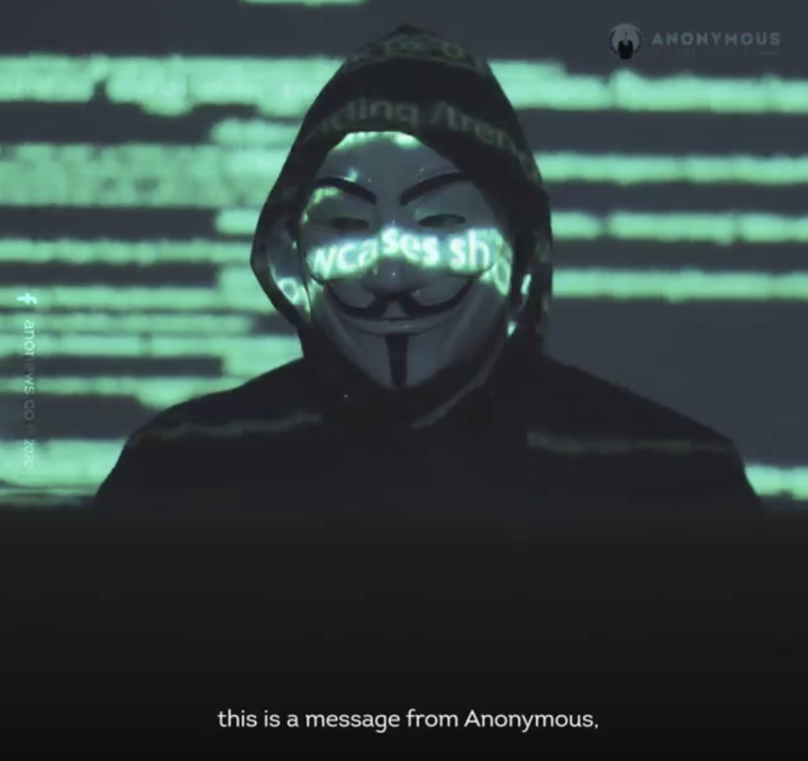 “Anonymous” publicou uma mensagem ameaçando expor crimes da polícia norte-americana