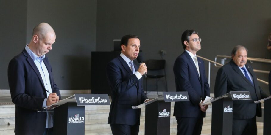 “Até 31 de maio nenhuma alteração será feita na quarentena”, disse o governador de São Paulo