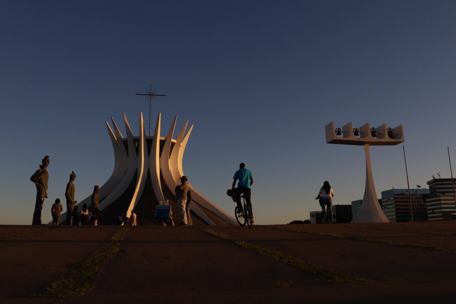 Vista da Catedral de Brasília; igreja integra a Rota da Paz