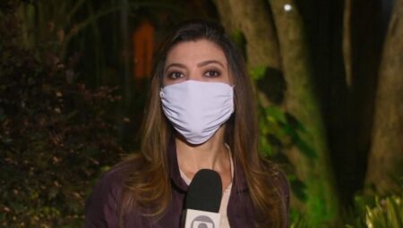 máscara uso obrigatório repórteres globo