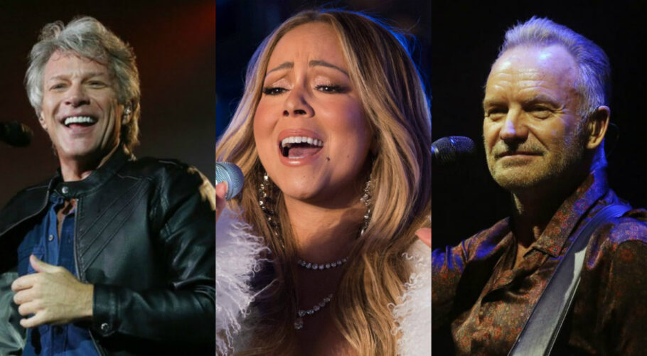 Bon Jovi, Mariah Carey e Sting se apresentam no festival