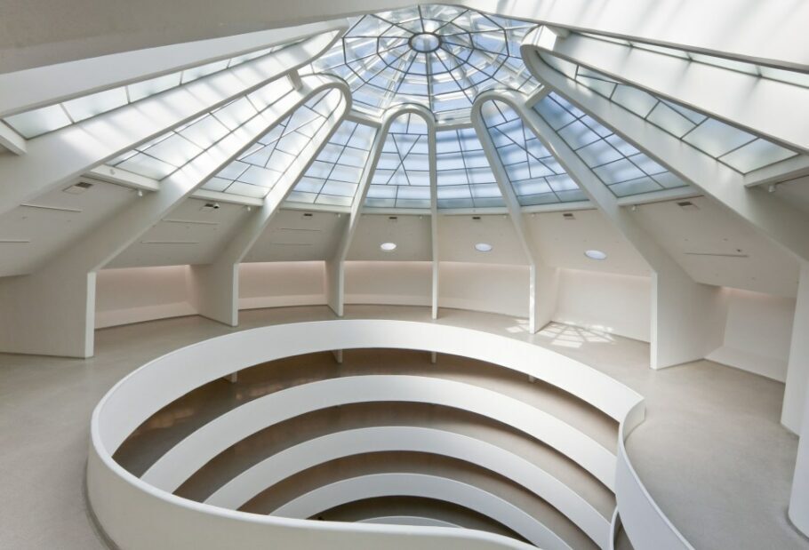 Interior do Solomon R. Guggenheim, em Nova York