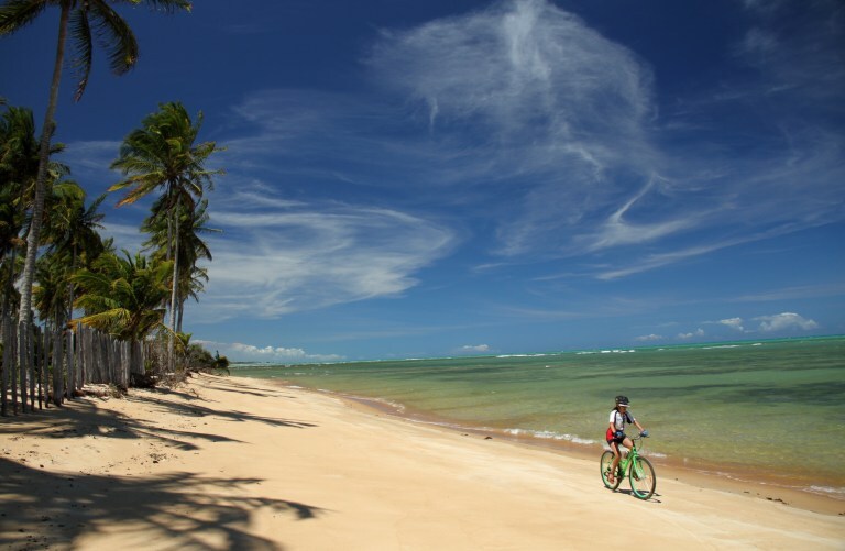 Jacumã, praia que fica no roteiro que vai de Trancoso à Praia do Espelho, no litoral sul da Bahia