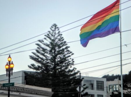 A bandeira arco-íris, criada em 1978