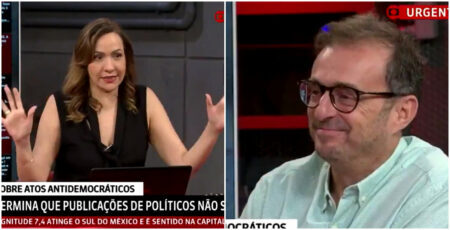 Maria Beltrão chama atenção de comentarista ao vivo na GloboNews e viraliza