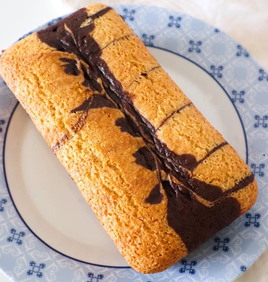 Bolo Mesclado Vegano e Sem Glúten