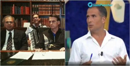 Apresentadores de uma roda de comentários da TV portuguesa debocharam de Bolsonaro ao vivo