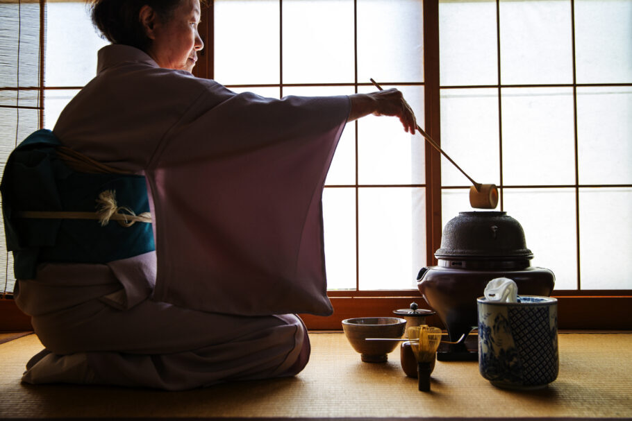 A arte de preparar e servir um bom chá está no DNA dos japoneses