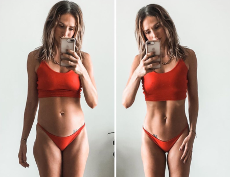 Influenciadora mostra corpo real por trás de suas fotos no Instagram