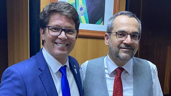 Mário Frias (ao lado de Weintraub) é nomeado secretário de Cultura do governo Bolsonaro