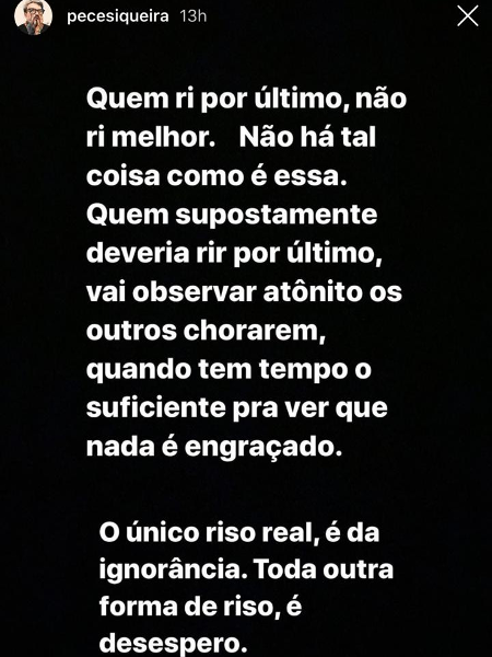 Post de PC Siqueira no Instagram