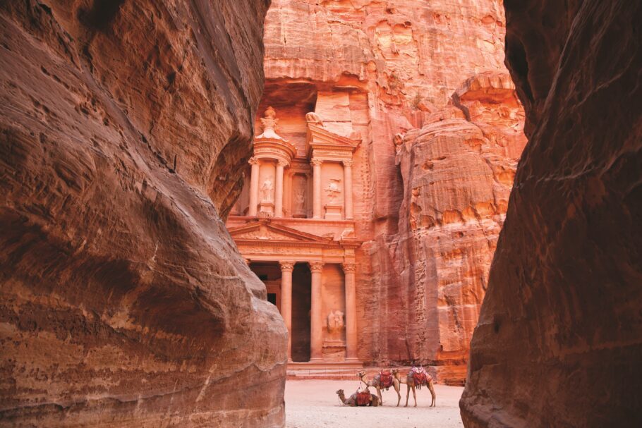 Ruínas de Petra, Patrimônio da Humanidade da Unesco e uma das 7 Maravilha do Mundo Moderno