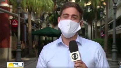 No Dia dos Namorados, repórter Erick Rianelli se declara para marido ao vivo em telejornal da Globo