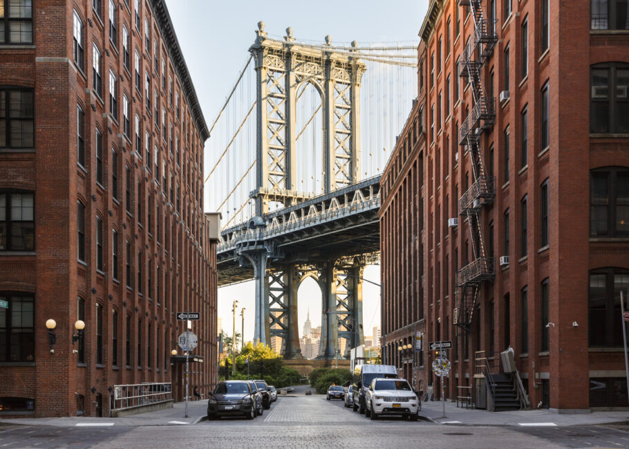 A famosa rua do Brooklyn