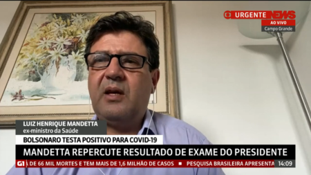 Em entrevista à GloboNews, ex-ministro Luiz Henrique Mandetta falou de Bolsonaro como se presidente fosse uma criança
