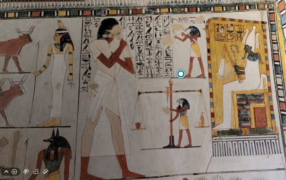 A tumba de Menna é um dos túmulos melhor preservados do Egito Antigo