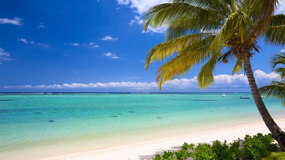 As remotas Ilhas Maurício são consideradas um paraíso por suas águas cristalinas em pleno oceano Índico