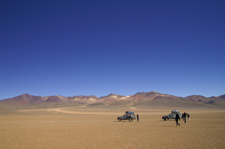 O Deserto Dali, cuja paisagem parece ter sido extraída de alguma obra de arte do famoso pintor surrealista