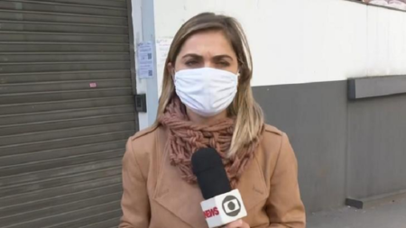 Jornalista comete gafe e cita novela do SBT ao vivo na Globo
