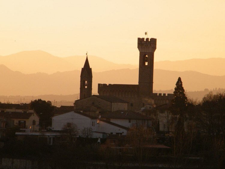 Vista do vilarejo de Mugello, na região da Toscana