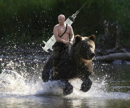 A vacina russa vem de urso