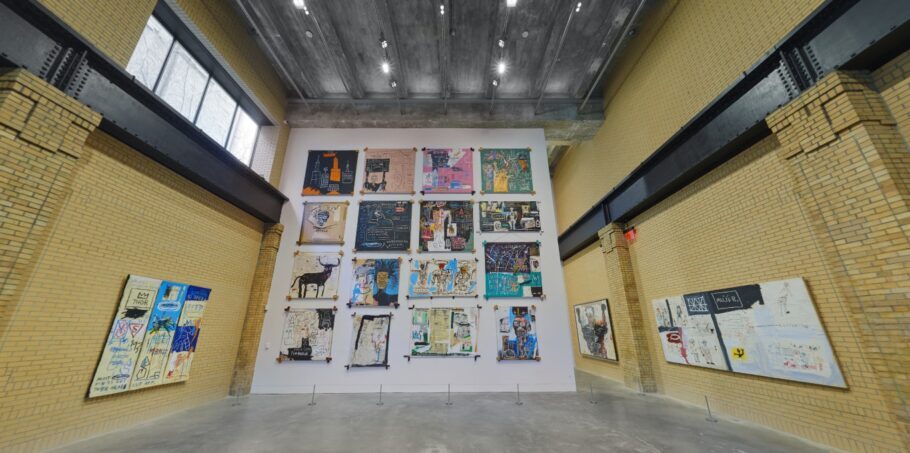 Percorra os quatro andares da Fundação Brant para encontrar obras icônicas de Basquiat