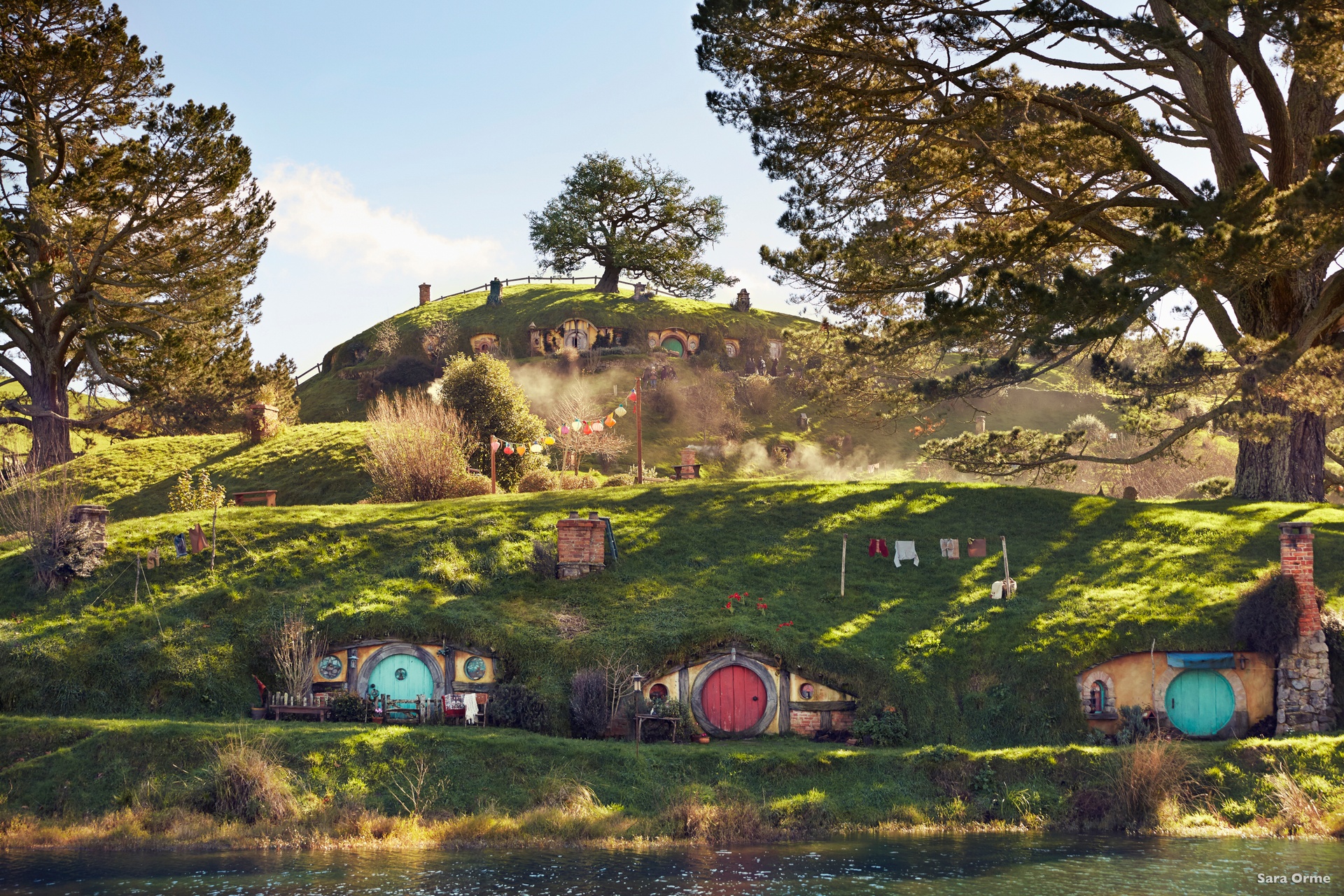 Hobbiton Movie Set, uma das principais atrações turísticas da Nova Zelândia