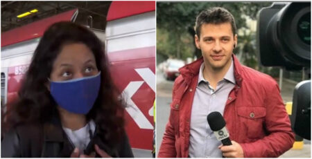 Jornalista da Globo fica descontável com resposta de entrevistada ao vivo