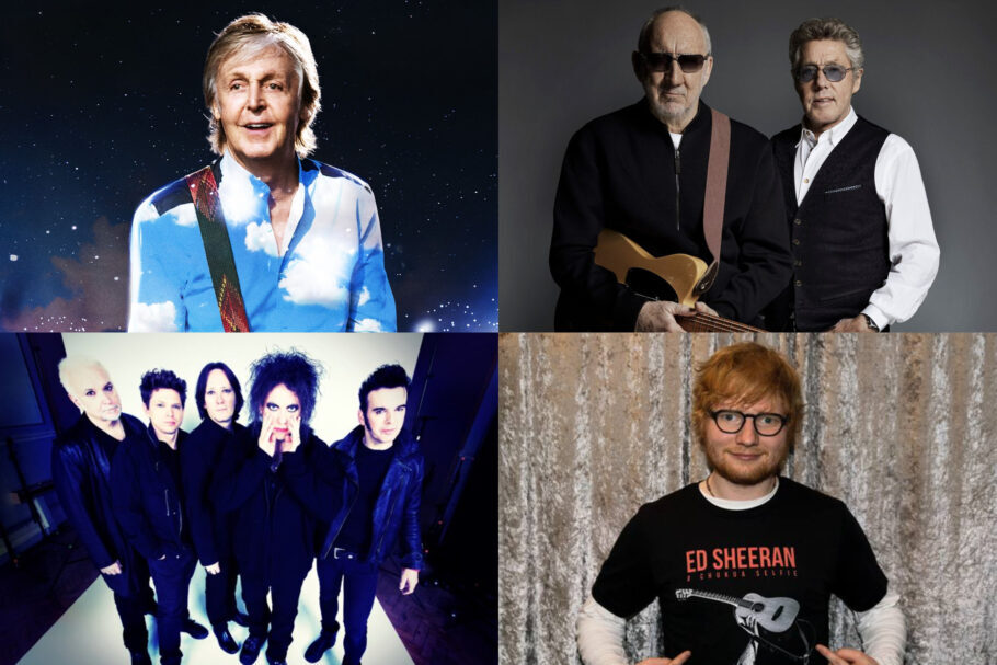 PaulMcCartney, The Who, The Cure e Ed Sheeran podem ser vistos em shows inéditos em nome do Teenage Cancer Trust
