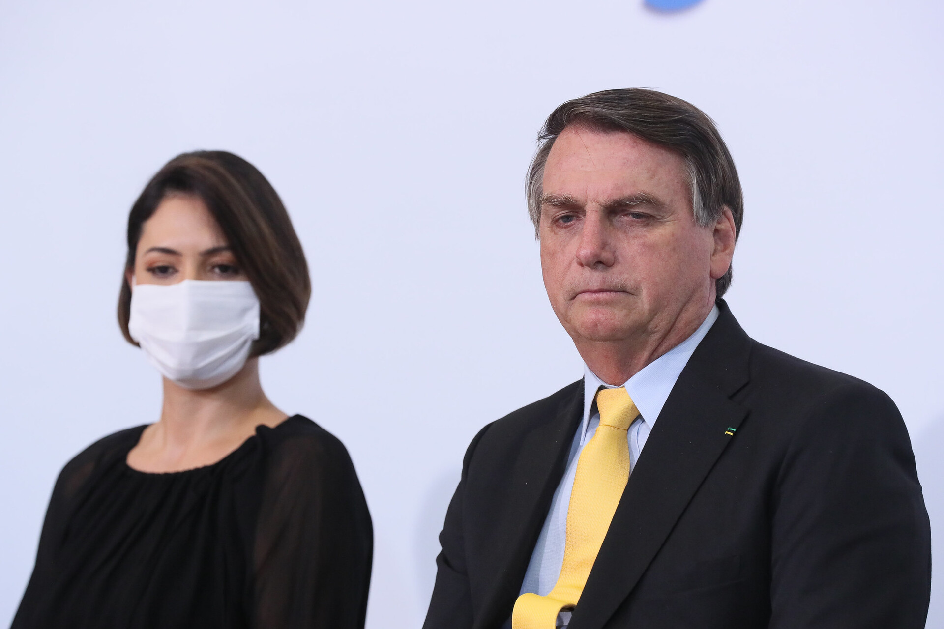 O presidente Jair Bolsonaro pediu calma com vacina e defendeu uso da cloroquina na ‘cura’ da covid-19