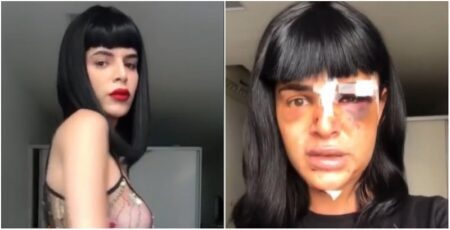 Alice Felis, modelo trans espacada em seu apartamento no Rio: ‘Transfobia mata!’