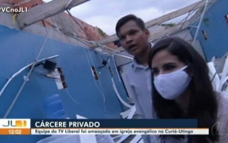Repórter da Globo é mantida refém em igreja evangélica no Pará
