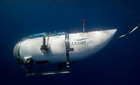 O submarino que levará turistas até o Titanic