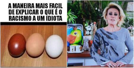 Ana Maria Braga utiliza de ovos para explicar e criticar o racismo na Globo