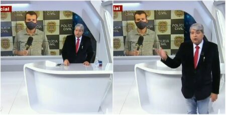 Jornalista dispensado ao vivo por Datena testa negativo para covid-19